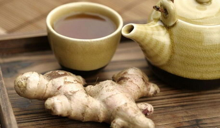 Рецепт черного чая с имбирем