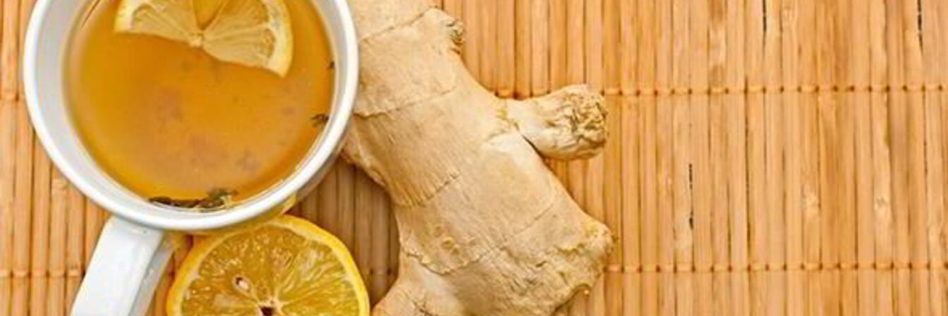 Имбирный чай с лимоном