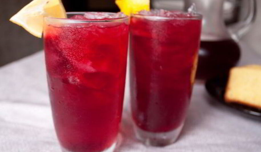 Рецепт холодного красного чая с имбирем