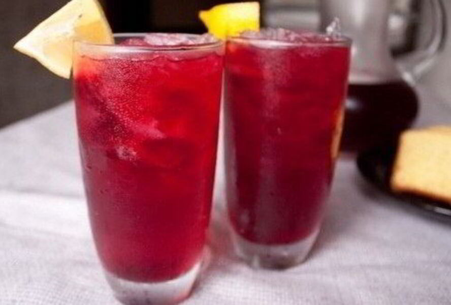 Красный чай с имбирем и лимоном