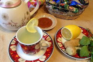 Полезный имбирный чай