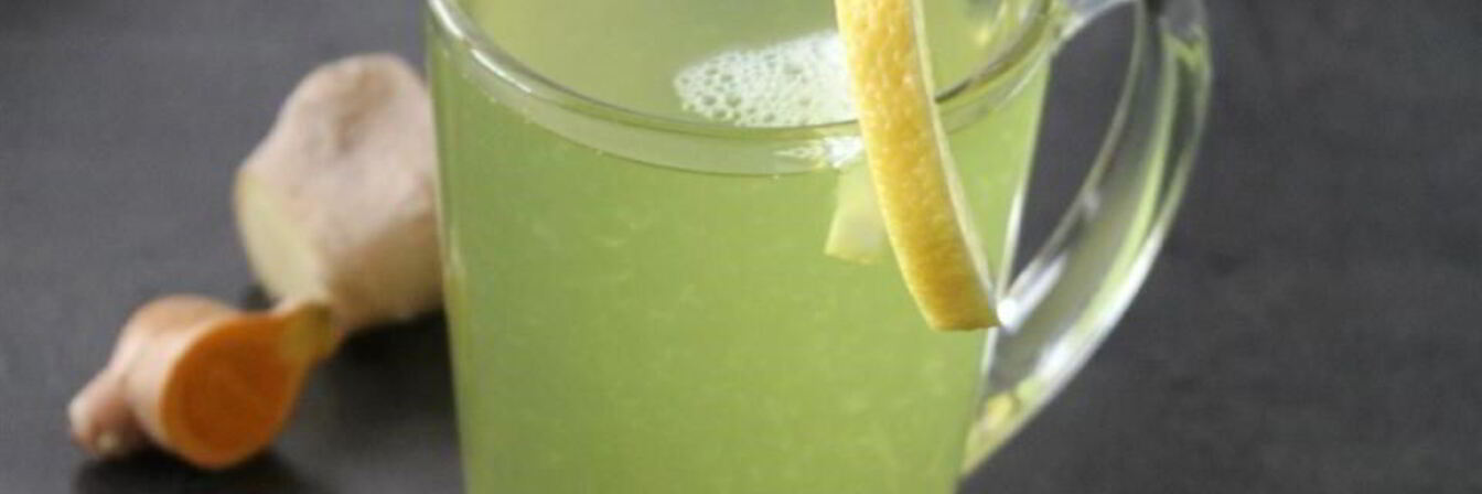 Целебный имбирный чай с куркумой