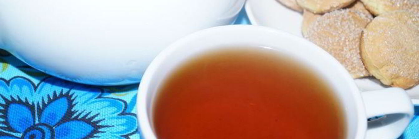 Витаминный чай с клюквой и шиповником