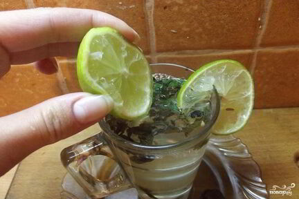 Зеленый чай с лаймом