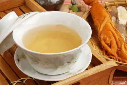 Зеленый чай с женьшенем