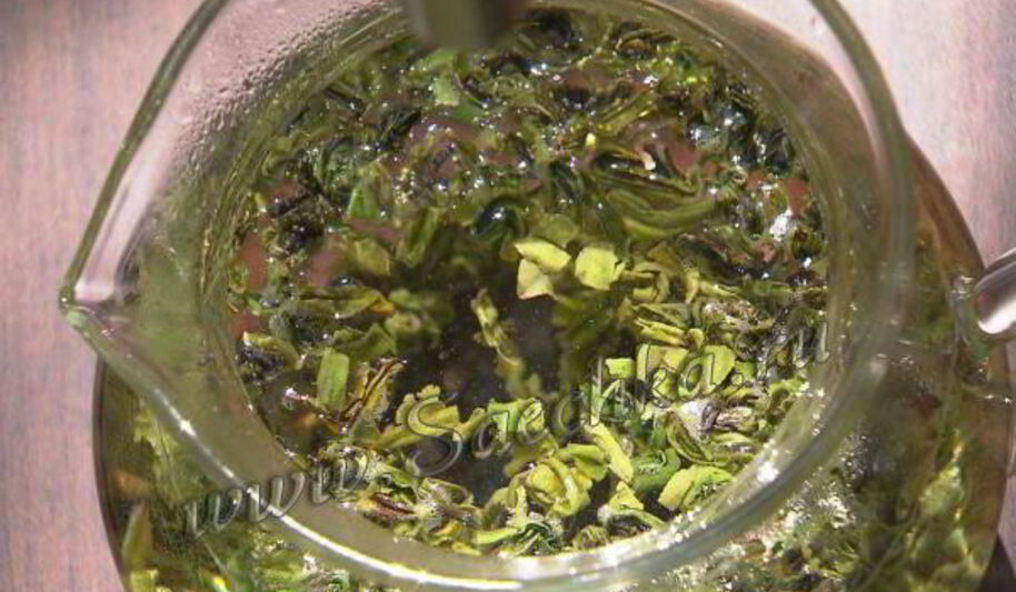 Рецепт зеленого чая