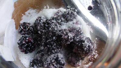 ежевичный сироп для дамских алькогольных напитков