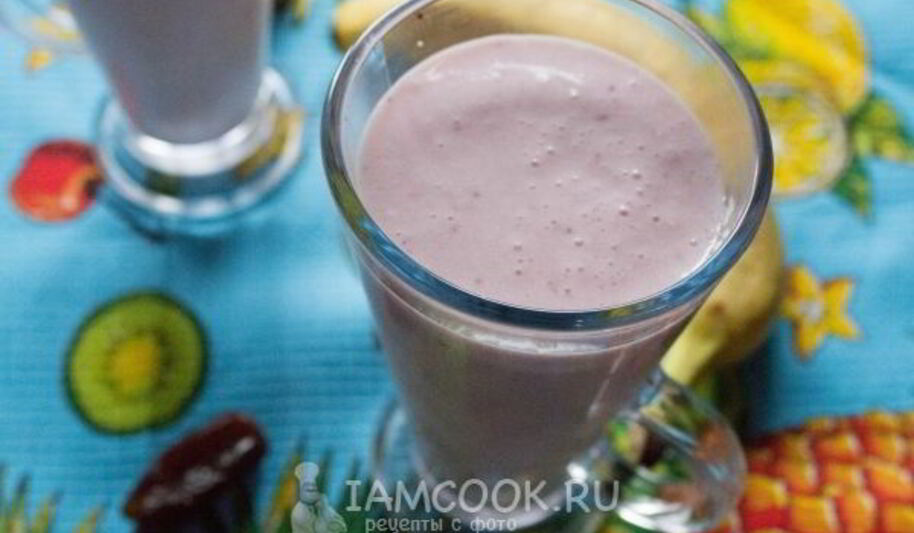 Рецепт фруктового коктейля с мороженым