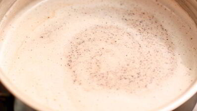 горячий банановый коктейль с шоколадом