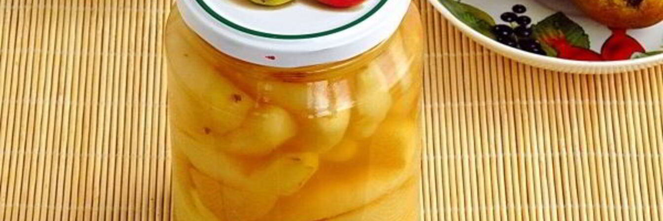 Груши дольками в медовом сиропе