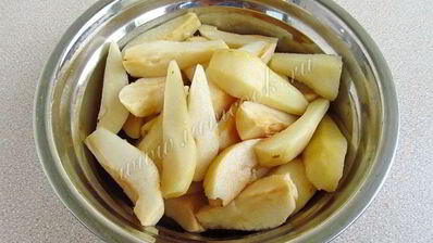 груши дольками в медовом сиропе