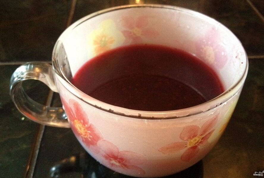 Кисель из черники