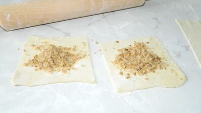 корзинки с грушами и апельсиновым сиропом