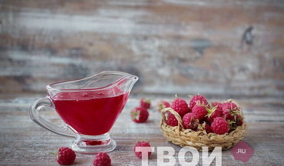 Рецепт малинового сиропа