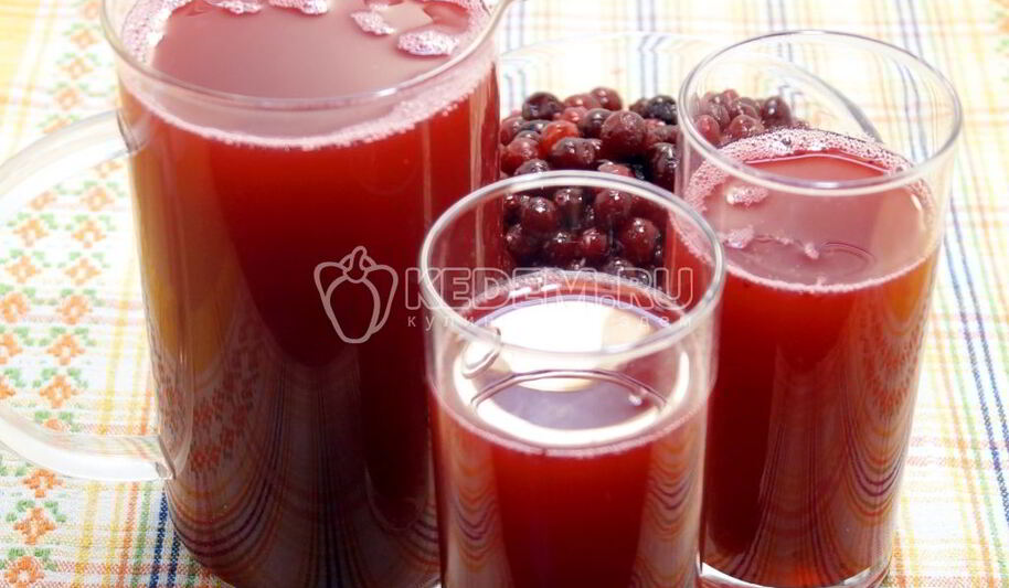 Рецепт клюквенного морса