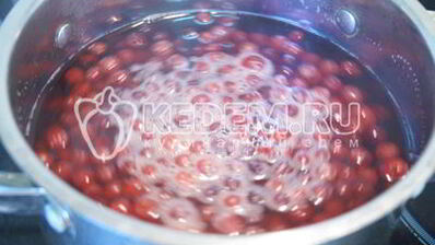 клюквенный морс