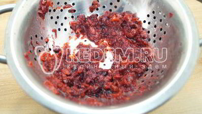 клюквенный морс