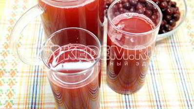 клюквенный морс