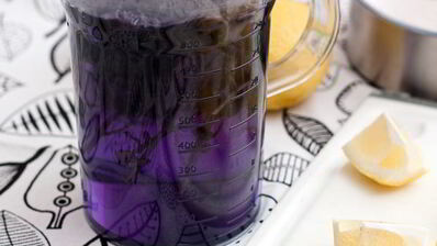 напиток из базилика с лимоном