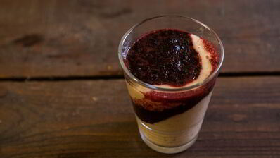 бананово-черничный смузи