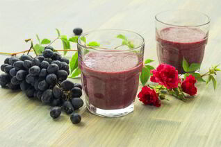 Бананово-виноградный смузи