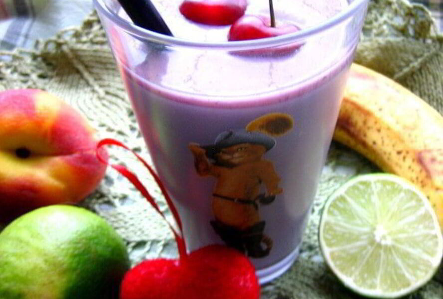 Банановый смузи с лаймом