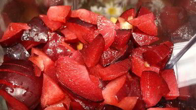 фруктовый смузи-боул со спирулиной