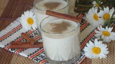 грушево-имбирный смузи с корицей