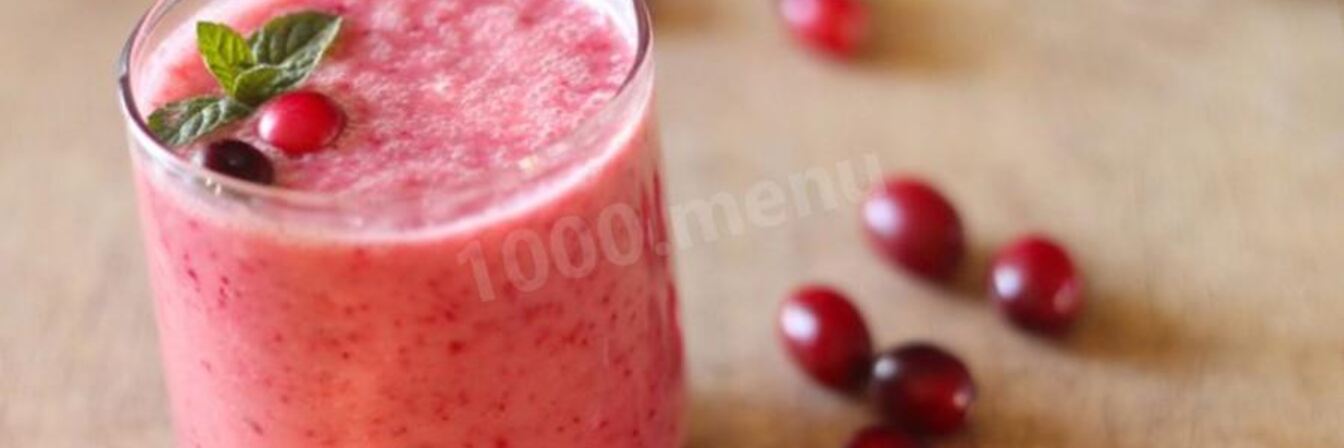 Клюквенный смузи