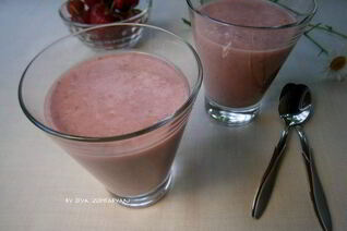 Кокосовый смузи с овсяными хлопьями