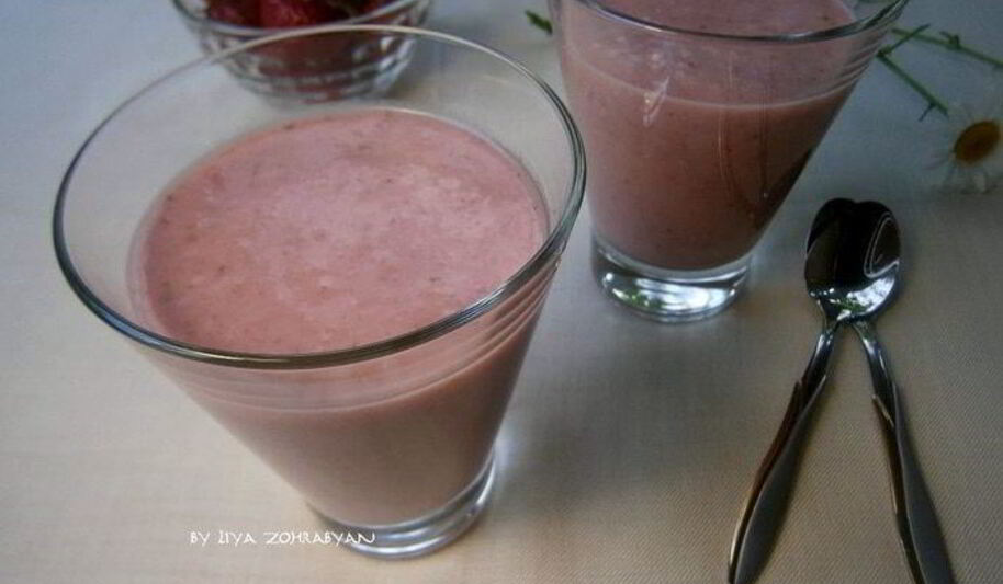 Рецепт кокосового смузи с овсяными хлопьями