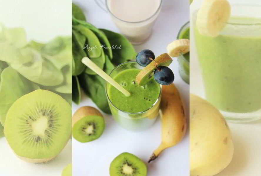Напиток зеленый смузи