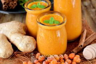 Облепиховый смузи с имбирем