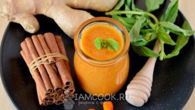 облепиховый смузи с имбирем