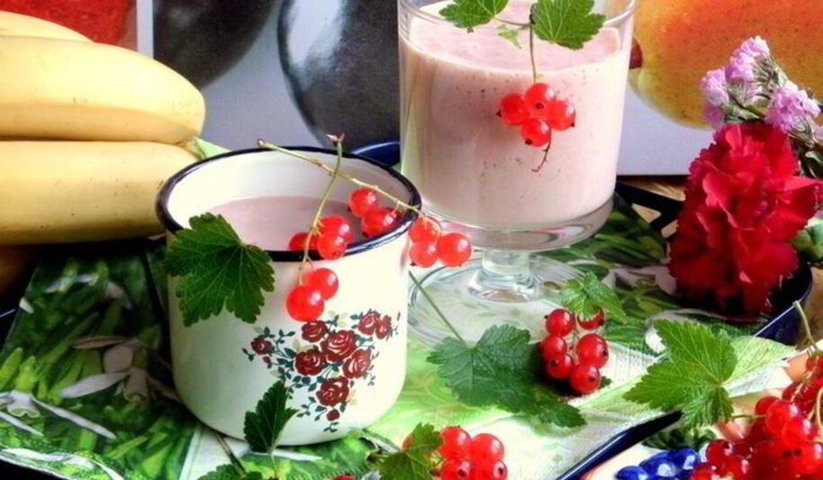 Рецепт смородинового смузи