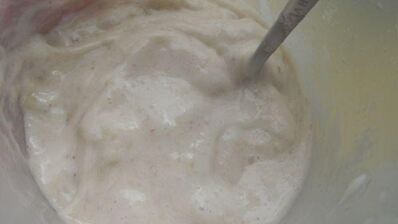 смузи из банана и яблок