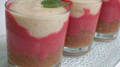 смузи из банана и яблок