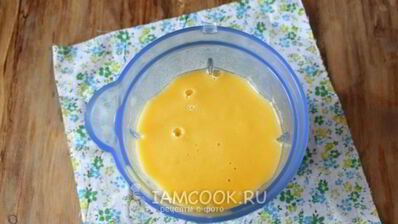 смузи из яблока и консервированного манго