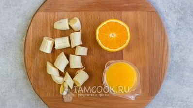 смузи с бананом и апельсином