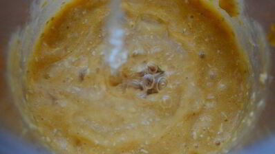 смузи с бананом и хурмой