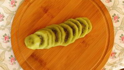 смузи с киви, бананом и молоком