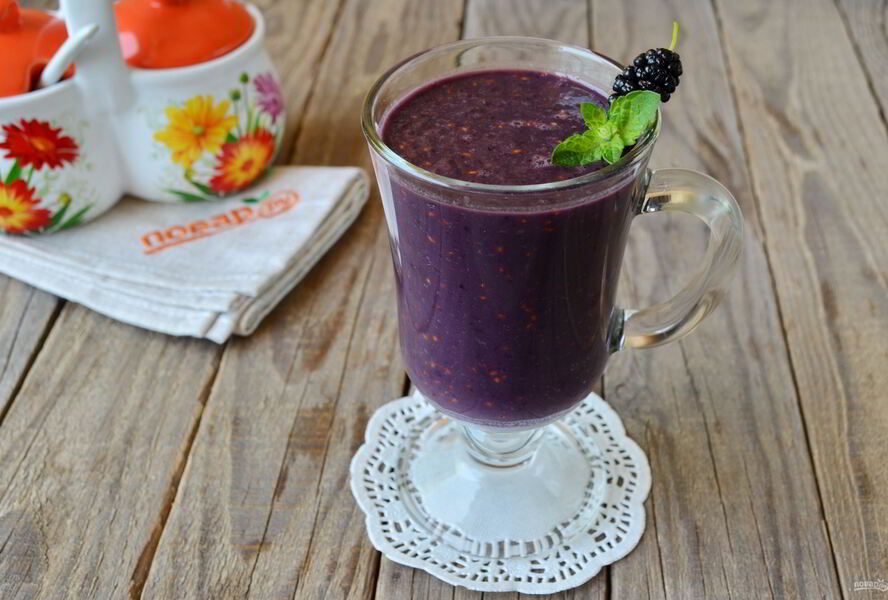 Смузи с шелковицей