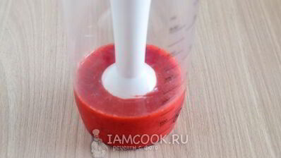 смузи с замороженной клубникой