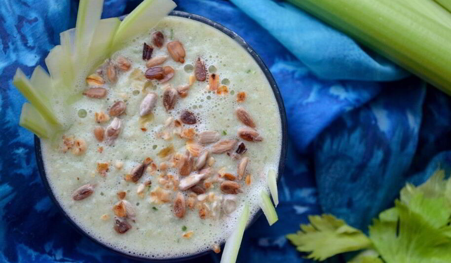 Рецепт смузей зеленое