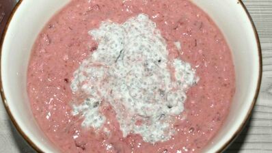 вишневый смузи-боул с чиа