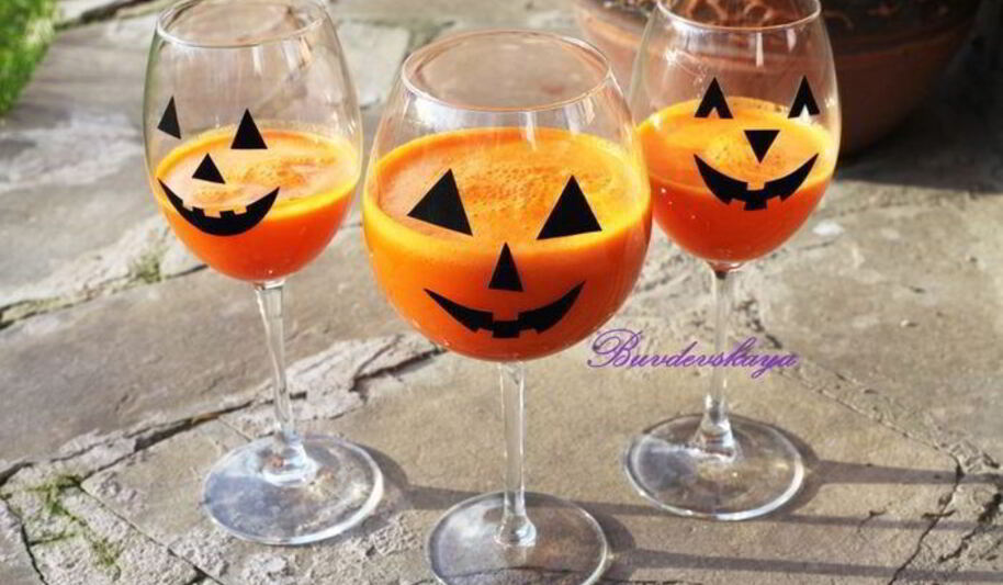 Рецепт витаминного коктейля безумная тыква на хэллоуин