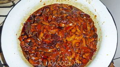 яблочные дольки в грушевом сиропе