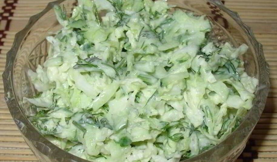 Рецепт капустного салата с сыром фета
