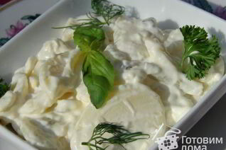 Баварский картофелъный салат с огурцом