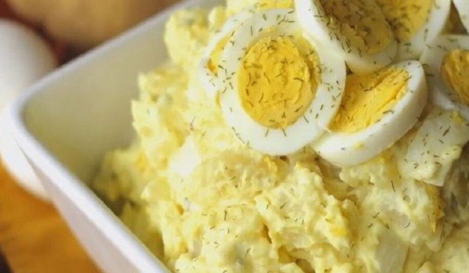 Рецепт картофельного салата с заправкого